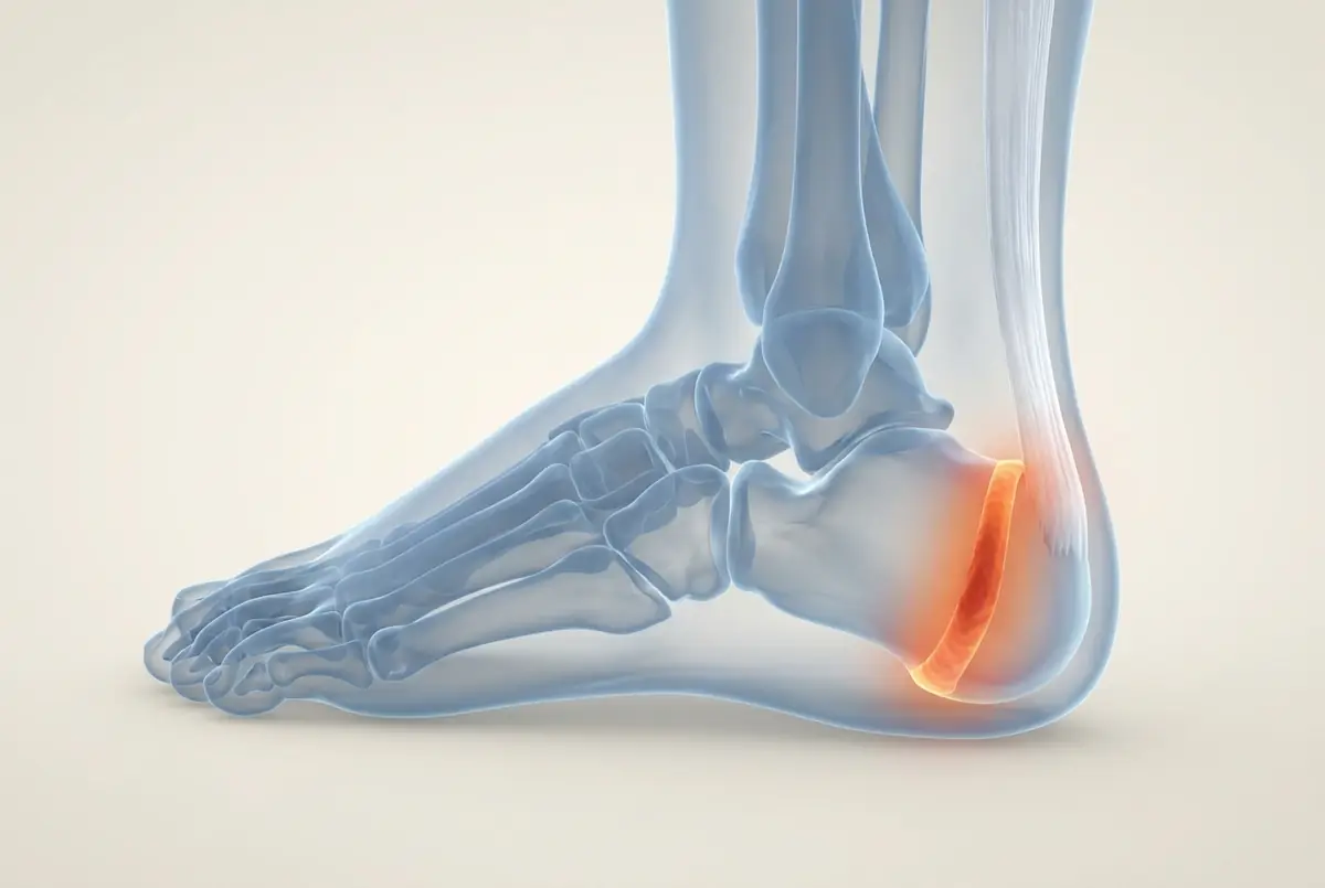 Maladie de Sever : le cartilage de croissance à l'arrière du talon de l'enfant s'enflamme